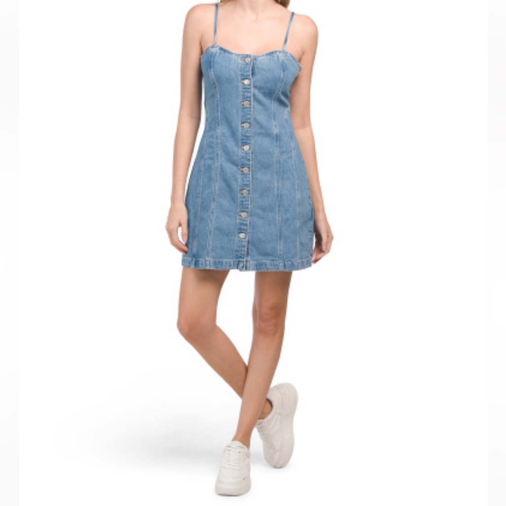 Levi’s Malene Denim Bustier Dress New